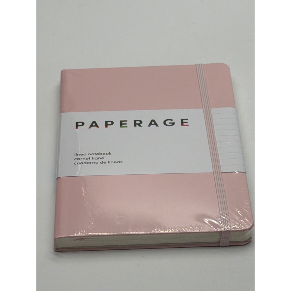 Paperage Lined Notebook Blush Pink Hardcover 160 Pages 5.6 x 8 inch 88113 NEW